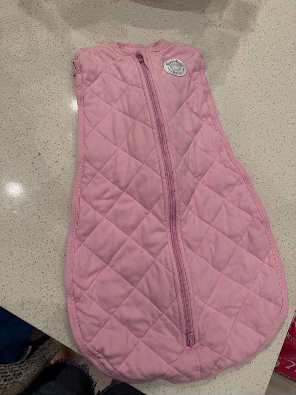 Pink Quilted Baby Sleep Sack - Soft Infant Sleep Bag